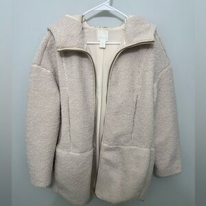 Cream Sherpa Jacket